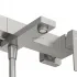 Смеситель CEZARES SLIDER-VD-IN для ванны и душа с поворотным изливом, с ручным душем, шлангом и держателем