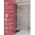 Душевой уголок Cezares LUX-AH-FS-11-140/80-C-CR, 140х80х195, профиль хром, стекло прозрачное