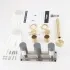 Смеситель ABBER Emotion 316 AF88121BG-M для раковины скрытого монтажа, брашированное светлое золото