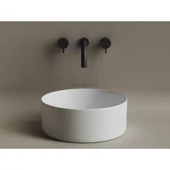 Умывальник CERAMICANOVA Element чаша накладная круглая (цвет Белый Матовый) CN6032MW