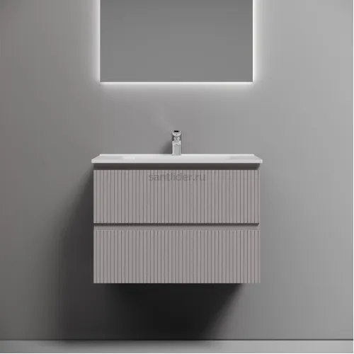 Тумба подвесная SANCOS Snob T 690х445х500, c двумя ящиками оснащенными доводчиками, Doha Soft,SNT70SM