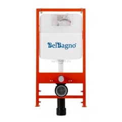 Система инсталляции для подвесных унитазов BelBagno BB026 с кнопкой смыва BB071CR