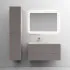 Тумба подвесная SANCOS под раковину Snob T левая, Doha Soft 995х445х500, SNT100LSM