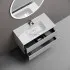 Тумба подвесная SANCOS Snob T 890х445х500, c двумя ящиками оснащенными доводчиками, Bianco,SNT90W