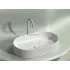 Умывальник CERAMICANOVA Element чаша накладная овальная (цвет Белый Матовый) CN6048MW