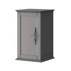 Шкафчик подвесной с одной распашной дверцей, реверсивный Cezares TIFFANY 55246 Grigio Nuvola