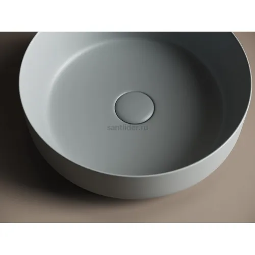 Умывальник CERAMICANOVA Element чаша накладная круглая (цвет Антрацит Матовый) CN6022MH