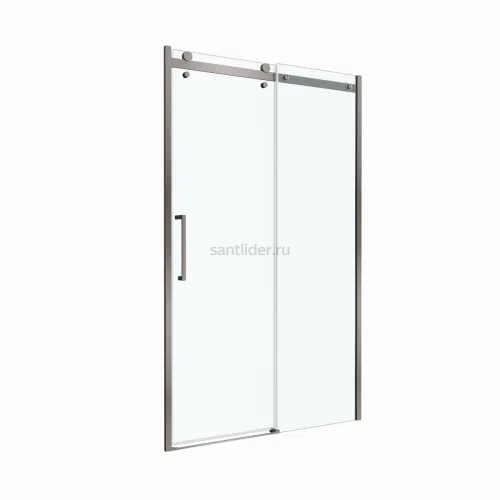 Душевая дверь шириной 151см BelBagno MARINO-2-BF-1-150-C-GM профиль оружейная сталь, стекло прозрачное