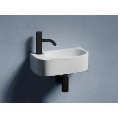 Умывальник CERAMICANOVA Element подвесной прямоугольный (чаша справа, отверстие под смеситель слева) CN6066R