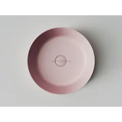 Умывальник CERAMICANOVA Element чаша накладная круглая (цвет Розовый Матовый) CN6022MP