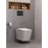 Унитаз подвесной безободковый с сиденьем и функцией биде TORNADO BelBagno KRAFT-TOR BB7106CH-TOR-BS/SC