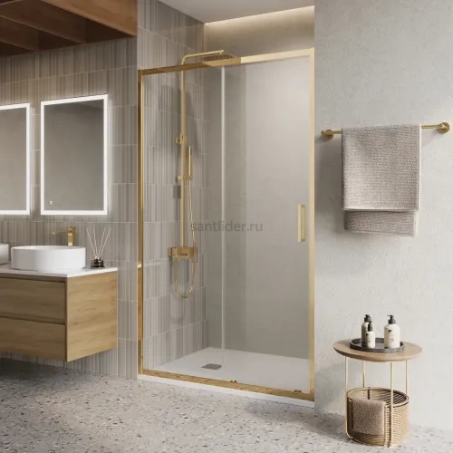 Дверь в проём BelBagno LUCE-BF-1-120-C-ORO