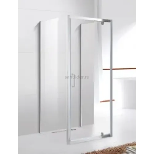 Душевой уголок Cezares MOLVENO-BA2-80/90-C-Cr-IV, 80х90х195, профиль хром, стекло прозрачное