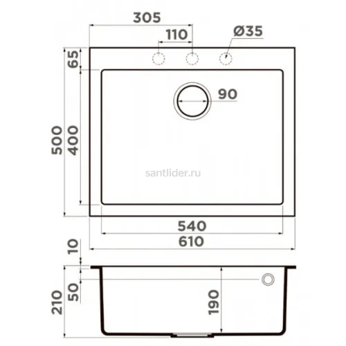 Мойка Omoikiri Bosen 61A-GB