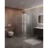 Душевой уголок Cezares MOLVENO-R-22-80+30-P-Cr, 110х110х195, профиль хром, стекло Punto матовое