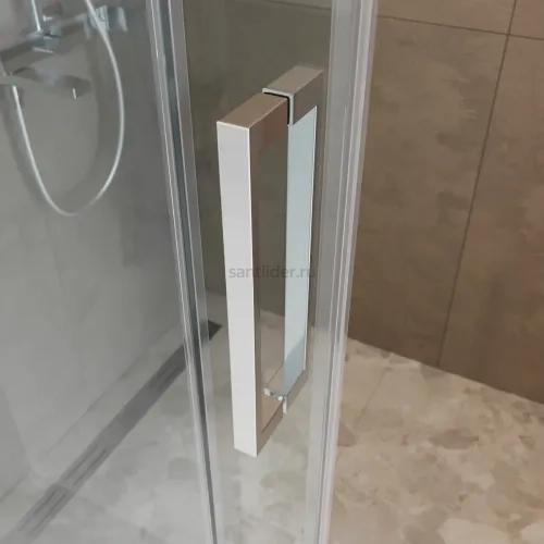 Душевая дверь шириной 110см BelBagno SOFT_CLOSE-1-BF-1-110-C-Cr профиль хром, стекло прозрачное