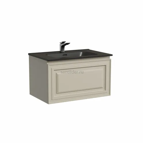 Тумба подвесная SANCOS Very 690х445х406, c одним ящиком оснащенным доводчиками, Beige Soft ,VR70CE
