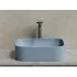 Умывальник CERAMICANOVA Element чаша накладная прямоугольная (цвет Серо-Голубой Матовый) CN6052MHL