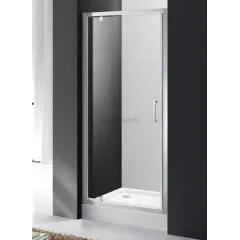 Дверь в проём Cezares MOLVENO-BA-1-80-C-CR-IV, 80х195, профиль хром, стекло прозрачное