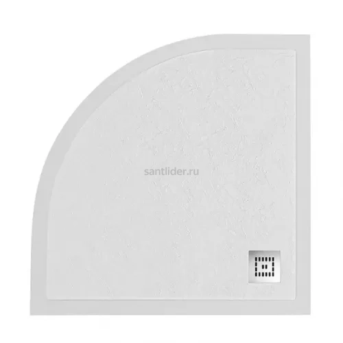 Душевой поддон из искусственного мрамора Belbagno TRAY-MR-UNO-R-90-550-35-W-CR