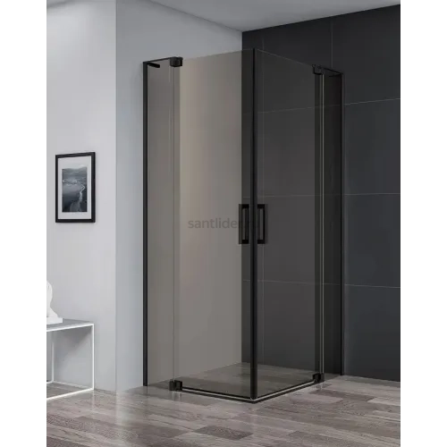Душевой уголок Cezares SLIDER-A-2-70/80-BR-NERO