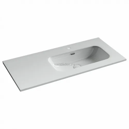 Раковина накладная мебельная CERAMICANOVA Element, чаша справа, с отверстием под смеситель, CN7003R