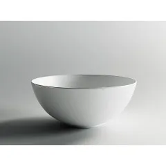 Умывальник CERAMICANOVA Element чаша накладная круглая (цвет Белый Матовый) CN6003