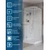 Душевая кабина BelBagno UNO-CAB-A-1-90-C-Cr-Bi-TOP-L, левосторонняя