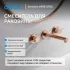 Смеситель ABBER Emotion AF88121RG для раковины скрытого монтажа, розовое золото