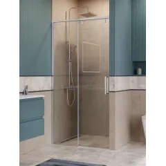 Душевая дверь шириной 120см BelBagno SOFT_CLOSE-1-BF-1-120-C-Cr профиль хром, стекло прозрачное