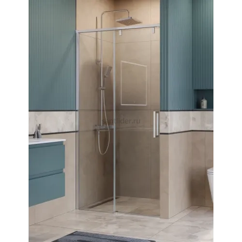 Душевая дверь шириной 120см BelBagno SOFT_CLOSE-1-BF-1-120-C-Cr профиль хром, стекло прозрачное
