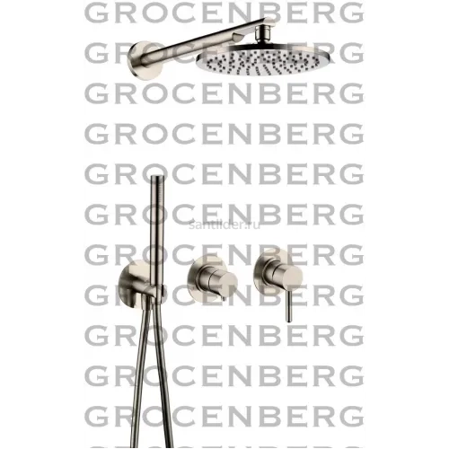 Душевой комплект Grocenberg GB5090NK Никель