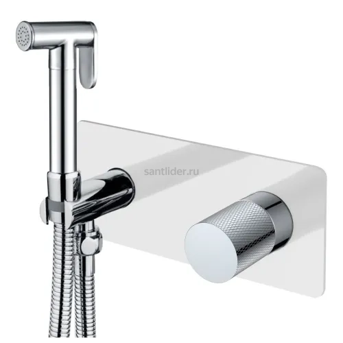 Смеситель гигиенический STICK WHITE TOUCH CHROME