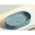 Умывальник CERAMICANOVA Element чаша накладная овальная (цвет Зеленый Матовый) CN6048MLG