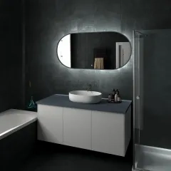 Зеркало с подсветкой ART&MAX BARI AM-Bar-700-1500-DS-F