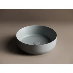Умывальник CERAMICANOVA Element чаша накладная круглая (цвет Антрацит Матовый) CN6022MH