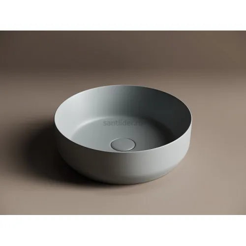 Умывальник CERAMICANOVA Element чаша накладная круглая (цвет Антрацит Матовый) CN6022MH