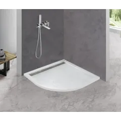Поддон для душа из искусственного мрамора 100х100 Cezares TRAY-AS-R-100-30-W без сифона