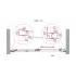Дверь в проём BelBagno LUCE-BF-1-110-C-Cr