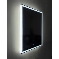Зеркало BelBagno SPC-GRT-1000-800-LED-TCH-SND со встроенной подсветкой, голосовым управлением и подогревом