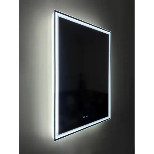 Зеркало BelBagno SPC-GRT-1000-800-LED-TCH-SND со встроенной подсветкой, голосовым управлением и подогревом