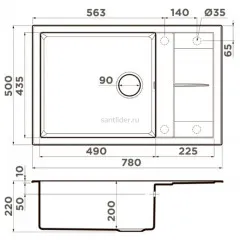 Мойка Omoikiri Sumi 78A-LB-WH