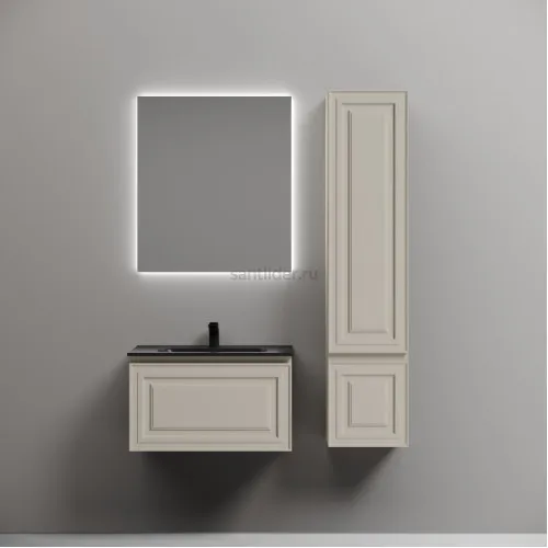 Тумба подвесная SANCOS Very 690х445х406, c одним ящиком оснащенным доводчиками, Beige Soft ,VR70CE
