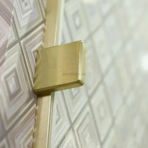 Душевой уголок Cezares BELLAGIO-AH-1-120/80-C-BORO, 120х80х197, профиль брашированное золото, прозрачное стекло