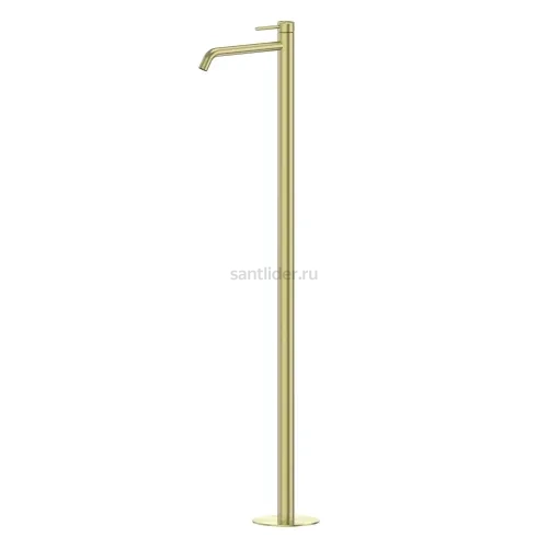 Смеситель ABBER Wasser Kreis 316 AF8140BG напольный для раковины, брашированное светлое золото