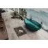 Ванна прозрачная ABBER Kristall AT9702Aquamarin бирюзовая