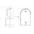 Душевая перегородка ABBER Immer Offen AG64120B