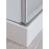 Душевая кабина BelBagno UNO-CAB-A-1-90-C-Cr-Bi-TOP-L, левосторонняя