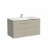 Тумба подвесная SANCOS Snob R 890х445х500, c двумя ящиками оснащенными доводчиками, Beige Soft ,SNR90CE