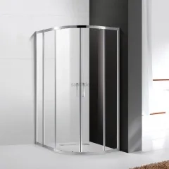 Душевой уголок Cezares MOLVENO-RH-2-110/80-C-Cr-IV, 110х80х195, профиль хром, стекло прозрачное